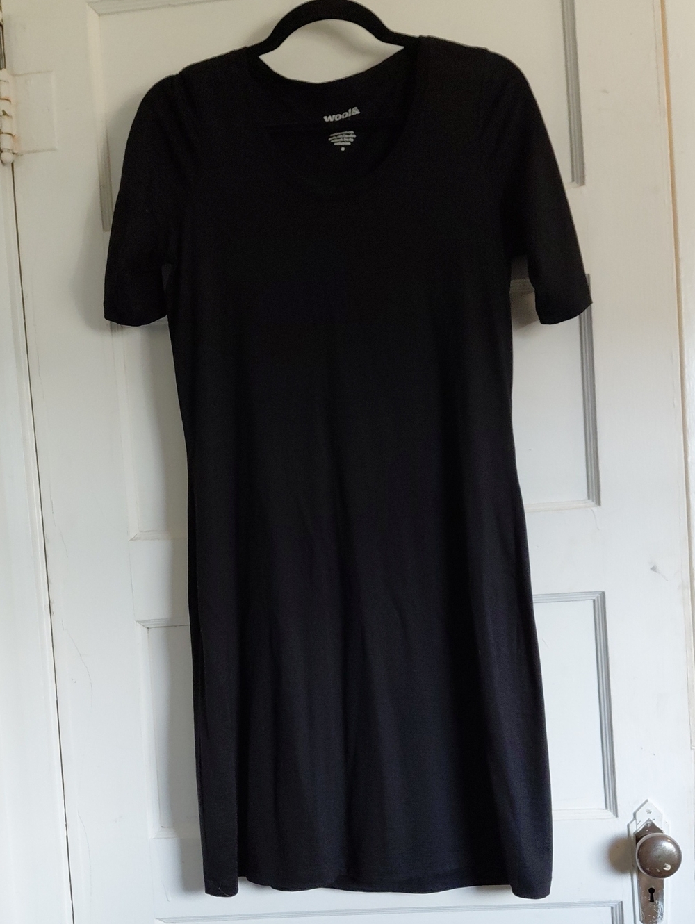 Wool& Chloe Fitted Dress Women's Black Midi